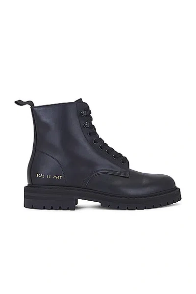 Common Projects Combat Boot In Black