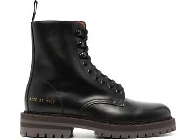 Pre-owned Common Projects Combat Boot (women's) Sneakers In Black