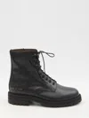 Common Projects Combat Boots In Black