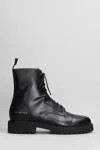 Common Projects Combat Boots In Black
