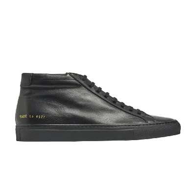 Pre-owned Common Projects Common Project Original Achilles Mid 'black'