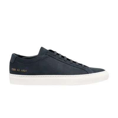 Pre-owned Common Projects Achilles Low 'nubuck Navy' | Blue | Men's Size 9
