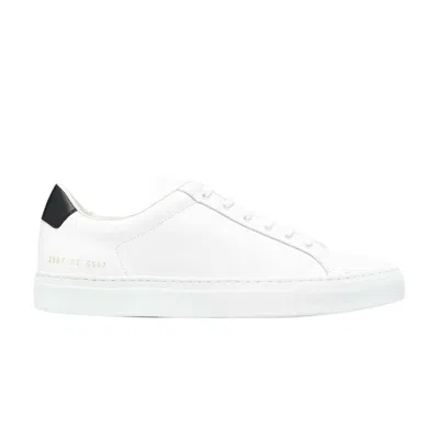 Pre-owned Common Projects Retro Low 'white Black' | Men's Size 44