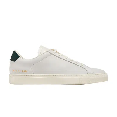 Pre-owned Common Projects Retro Low 'white Green' | Men's Size 42