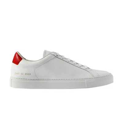 Pre-owned Common Projects Retro Low 'white Red' | Men's Size 41