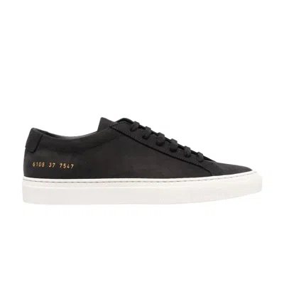 Pre-owned Common Projects Wmns Achilles Low 'black Nubuck' | Women's Size 38
