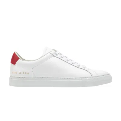 Pre-owned Common Projects Wmns Retro Low 'white Red' | Women's Size 36