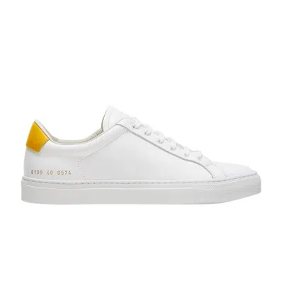 Pre-owned Common Projects Wmns Retro Low 'white Yellow' | Women's Size 37