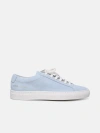 COMMON PROJECTS 'CONTRAST ACHILLES' BABY BLUE SUEDE SNEAKERS