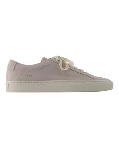 COMMON PROJECTS CONTRAST ACHILLES SNEAKERS - COMMON PROJECTS - LEATHER - BEIGE