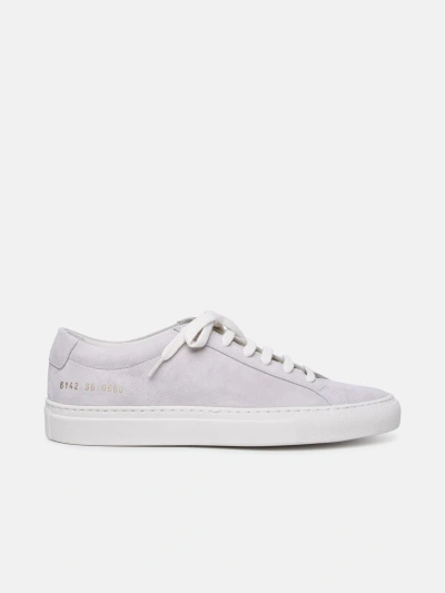 Common Projects 'contrast Achilles' Suede Nude Sneakers