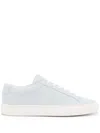 Common Projects Contrast Achilles Suede Sneakers In Blue