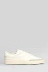 Common Projects Court Classic Sneakers In White Suede And Leather In White