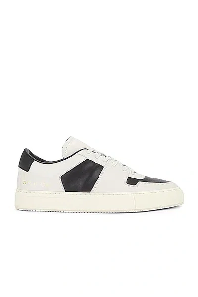 Common Projects Decades Sneaker In 7506 Black / White