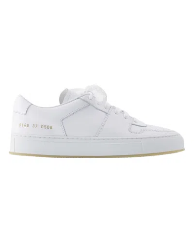 COMMON PROJECTS DECADES SNEAKERS - COMMON PROJECTS - LEATHER - WHITE