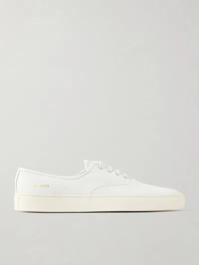 Common Projects Deck Full-grain Leather Sneakers In White