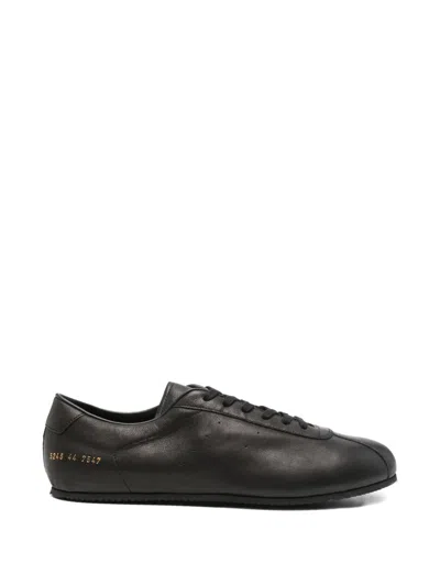 Common Projects Driving Perforated Lace-up Sneakers In Black