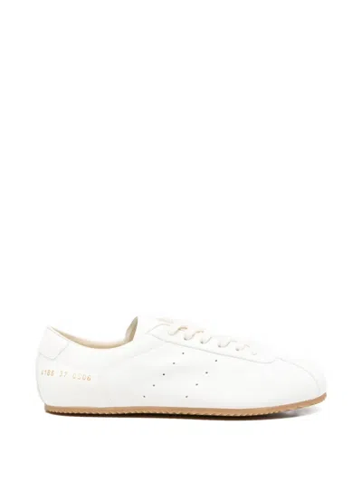 Common Projects Driving Perforated Lace-up Sneakers In White