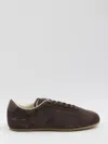 Common Projects Suede Low-profile Driving Sneakers In Brown