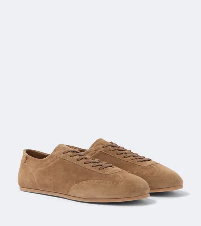 Common Projects Winter Driving Suede Sneakers In Multi