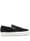 Common Projects Faux-shearling Loafers In Schwarz