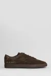 Common Projects Field Trainer Sneakers In Brown Suede In Brown