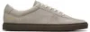 Common Projects Gray Bball Slim Gum Brown Sole Sneakers In Gray