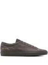 Common Projects Gray Leather Sneakers In Brown