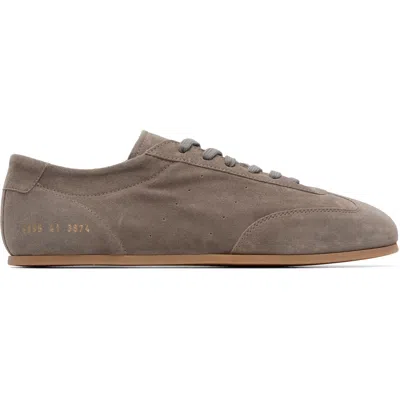 Common Projects Gray Winter Driving Sneakers In Warm Grey 3874