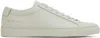 Common Projects Green Original Achilles Low Sneakers In 3033 Salvia
