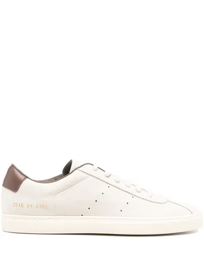 COMMON PROJECTS HEEL-COUNTER LEATHER SNEAKERS