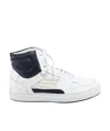 Common Projects High-top Leather-panelled Sneakers In White