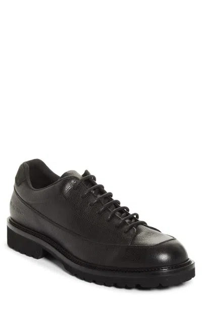 Common Projects Hiker Low Piuma Leather Shoe In Black