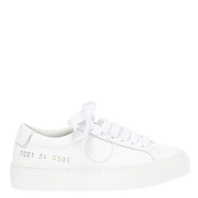 Common Projects Kids White Original Achilles Low-top Sneakers