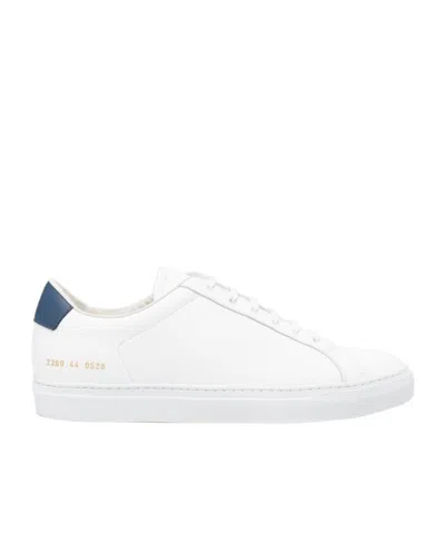 Common Projects Lace-up Low-cut Casual Shoes In White
