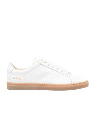 Common Projects Lace-up Low-top Casual Shoes In White