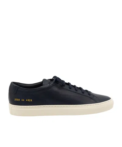 Common Projects Lace-up Low-top Sneakers In Black