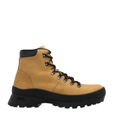 Common Projects Laced Boots In Black