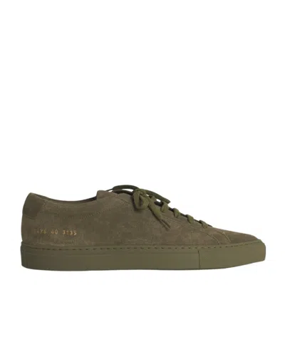 Common Projects Laced Sneakers In Green