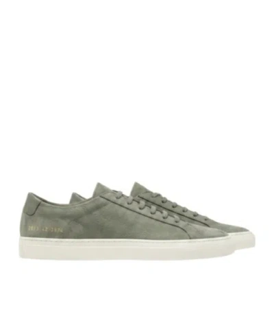 Common Projects Lace-up Low-top Casual Shoes In Gray