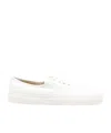 Common Projects Four Hole Lace-up Sneakers In White