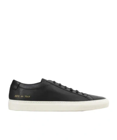 Common Projects Lace-up Sneakers In Black