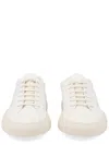 Common Projects Almond Toe Low-top Sneakers With Flat Rubber Sole In Neutral