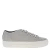 COMMON PROJECTS COMMON PROJECTS LADIES GREY LEATHER TOURNAMENT LOW SUPER SNEAKERS