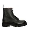 Common Projects Leather Boots In Black