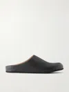 Common Projects Logo-debossed Suede Clogs In Multi