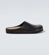 Common Projects Round-toe Mules In Schwarz