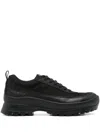 Common Projects Track Hiker Rubber-trimmed Suede Sneakers In Black