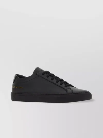 COMMON PROJECTS LEATHER FLAT SOLE LOW-TOP SNEAKERS