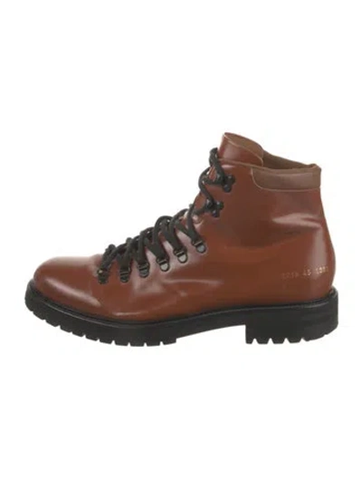 Pre-owned Common Projects Leather Hiking Boots In Multi